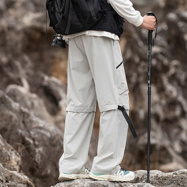 New Spring Waterproof Anti-Wrinkle Water-Repellent Mountain Camping Hiking Couple's Outdoor Cargo Pants for Men