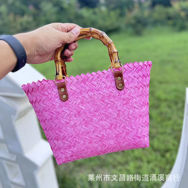 Woven Bamboo Bag / Sac Tressé Bambou