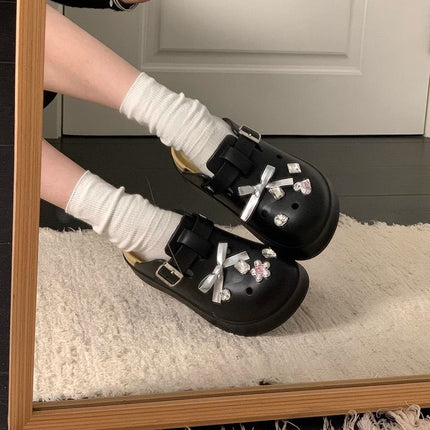 Thick-Soled Super Popular Closed-Toe Slippers for Women, 2026 Summer New Model, Beautiful Soft-Soled Non-Slip Eva Clogs for Outdoor Wear