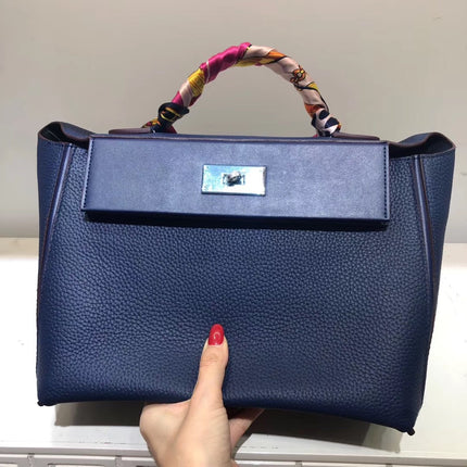 2023 New 2424 Kelly Mini Top Layer Cowhide Dumpling Bag Wings Bag Crossbody Shoulder Handbag Women's Bag