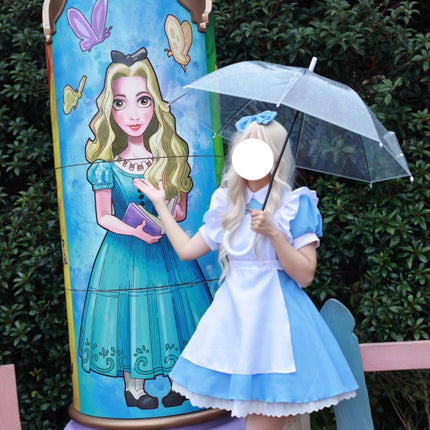 Princess Alice on the Run Blue Dress Maid Costume Maid Costume Halloween Costume French Sweet Age Reduction