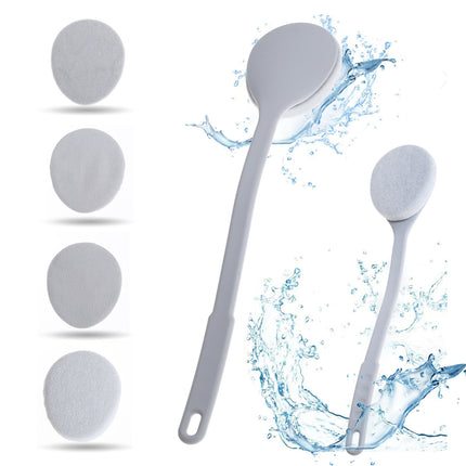 in stock strong decontamination scrubbing artifact soft material bath wipe deep cleaning exfoliating long handle brush