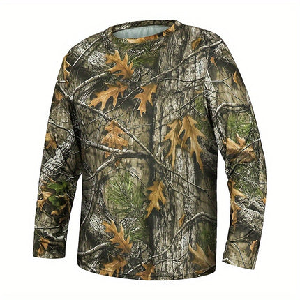 Summer Sun Protection Hunting Clothing Hunting Bionic Camouflage Photography Clothing Ice Silk Sun Protection Clothing Hunting Bird Watching Clothing Outdoor T20