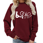 Burgundy (white font) / S