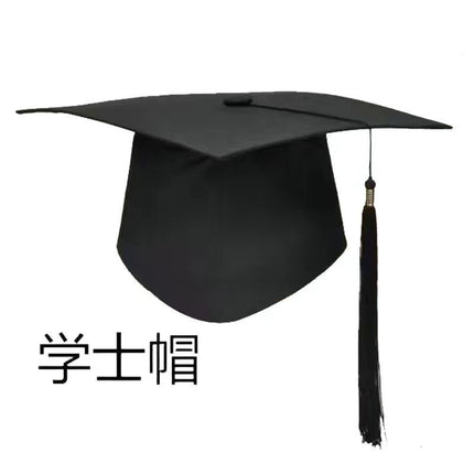 Factory in stock Senior high school graduation cap 18-year-old graduation ceremony bachelor cap wholesale adult hat printing embroidery