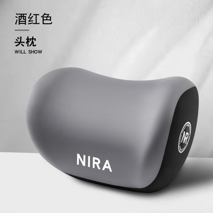 Car Neck Pillow, Headrest, Car Memory Foam Lumbar Support, Enlarged and Thickened Lumbar Support, Seat Lumbar Back Cushion, Pillow Set