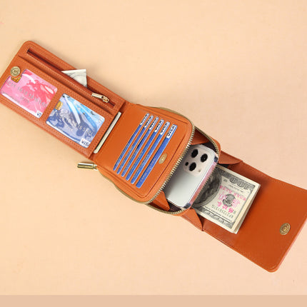 Lonny new mobile phone bag women's shoulder messenger bag Korean multi-functional ID card holder wallet