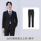 6692 black men's top + pants / S