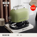 Retro style tissue box-medium green
