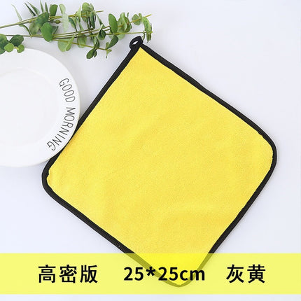 Customized Logo Gym Cleaning Company Hot-Stamped Promotional Glass Cleaning Towels for Interior Surfaces Without Leaving Marks, Advertising Gift Towels