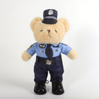 35cm [ready stock high quality] / Station style police bear [leather shoe style]