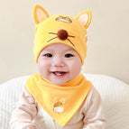 Cat Ears Yellow Suit / 1-12 months 38-46cm