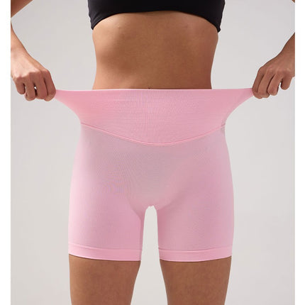 Cross-Border European and American Hot-Selling Yoga Three-Point Pants, Tight-Fitting Outer Wear, High-Waisted Buttocks for Women, Wholesale Price, Ready-Made Models