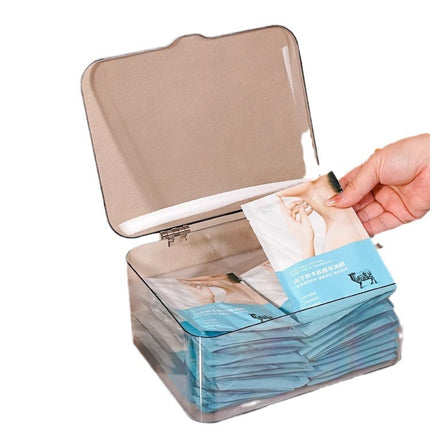 Mobile Phone Shell Storage Box with Lid Dustproof Desktop Drawer Storage Sundries Sorting Dormitory Artifact Transparent Storage Box
