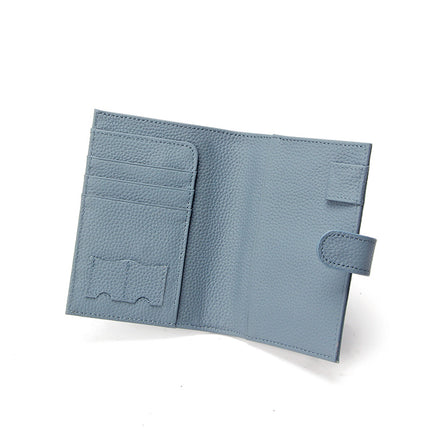 FEID Passbook Bag Protective Cover Multi-functional Certificate Storage Card Bag Genuine Leather Women's Cowhide Coin Purse Small Bag