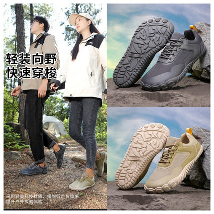 Outdoor Camping Non-Slip Breathable Barefoot Soft-Soled Wide-Toe Hiking and Climbing Wide-Last Shoes for Couples Hiking and Cycling Sports Shoes