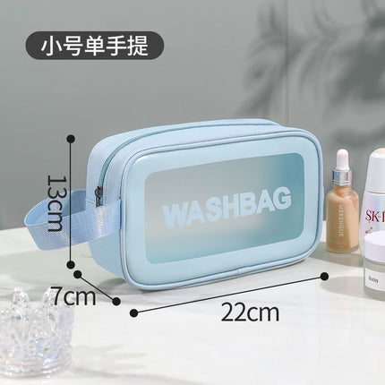 Dry and Wet Separate Cosmetic Bag Multifunctional Portable Travel Wash Bag Large Capacity Waterproof Skin Care Storage Bag New Style