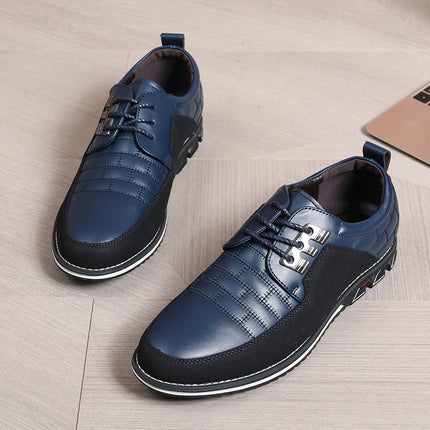 Cross-border Amazon Board Shoes Men's New Shoes Summer Fashion Men's Shoes Casual Shoes plus size British Style Lace-up