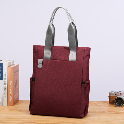 Wholesale Vertical Briefcase, Thickened Business Meeting Bag, Office Computer Bag, Large Capacity Oxford Cloth Waterproof Tutoring Bag