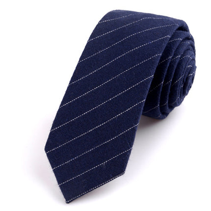 Korean Style Groom Best Man Casual Fashion Tie Groom Tie Men's Business Cotton Tie Men's Printed Tie