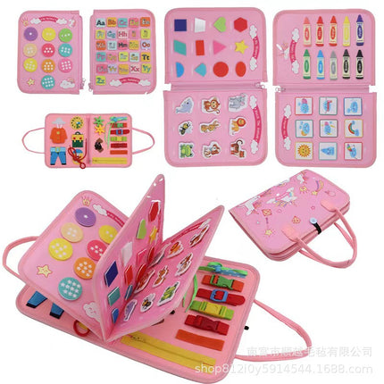 Cross-border Felt Learning Board Busy Board New Hot Selling Children Early Education Intelligence Development Felt Busy Board