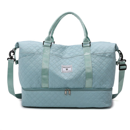 Luggage Bag Travel Portable Bag Rhomboid All-match Short-distance Travel Bag Dry and Wet Separation Sports Fitness Bag