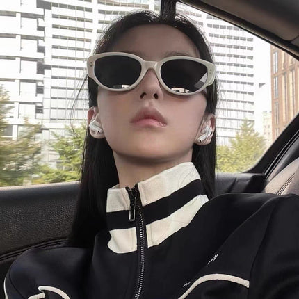 Women's Korean-style cat-eye foreign trade sunglasses trendy fashion Joker sunglasses men's anti-ultraviolet sunglasses wholesale