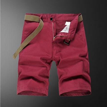 Men's Casual Shorts for Summer, Trendy Loose-Fitting Youth Mid-Length Shorts, Beach Shorts, Five-Point Pants for Outdoor Wear