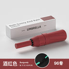 Burgundy [automatic] 96 ribs + reinforced windproof - vinyl sunscreen umbrella