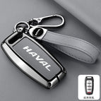 [haval a model 3-button speaker] double-sided leather pebbled gray + a04 rope + rope buckle