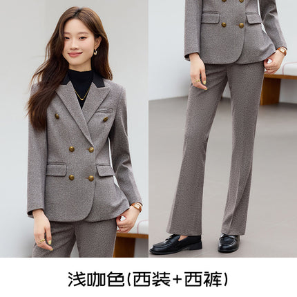 Cross-border variety of gold velvet suit suit women's professional coat top work clothes autumn and winter casual short small suit