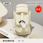 Creative multifunctional tissue box-milk white