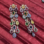Mixed color earrings