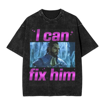 I Can Fix Him Lucanis Dellamorte Washed t Shirt Streetwear H