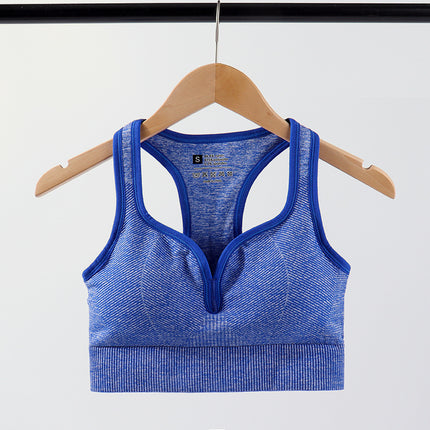 Yoga Sports Bra for Fitness and Running, Shockproof, Gathering and Shaping, Moisture-Wicking, Wireless, Essential for Women's Yoga