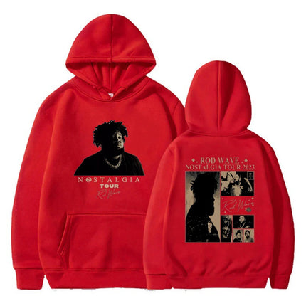 [Cross-border European Code] Rod Wave Merch 2023 Nostalgia Tour Hoodie