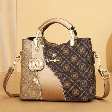 Large-Capacity Tote Bag for Women 2025 New Fashion Versatile High-End Large Bag Work Handbag Printing Cross-Border