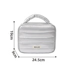 Xinghui portable cosmetic bag [silver gray]