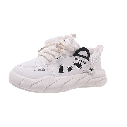 2024 Spring Children's Sneakers for Girls, Versatile White Shoes for Boys, Kids' Sports Shoes, Lightweight and Comfortable for Dropshipping
