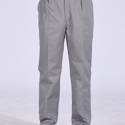 Autumn and Winter Pure Cotton Work Pants for Men, Wear-Resistant Welding Workwear, Blue Construction Site Workshop Handling Work Clothes Pants