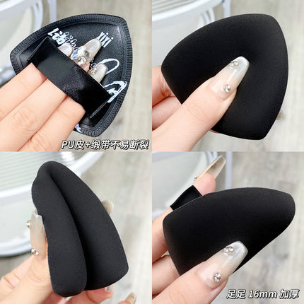 Xixi Black Pineapple Fine Powder Puff Super Soft Easy to Eat Powder Dry and Wet Dual-Use Foundation Beauty Egg Makeup Tool