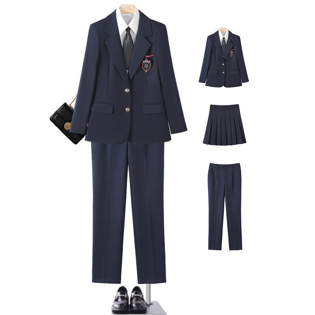 Autumn Clothes Kindergarten Teachers Garden Clothes Work Clothes College Style Fashion Temperament Uniform Kindergarten Teachers Business Clothes Suit suit