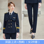 Women's blue suit + pants / 3XL
