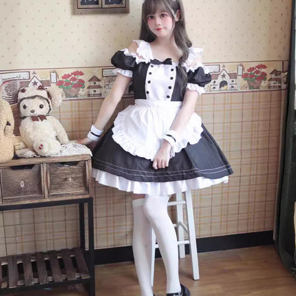 23 Years New Maid Outfit Cute Two-Dimensional Lolita Dress Cat Maid Uniform Restaurant Maid Suit