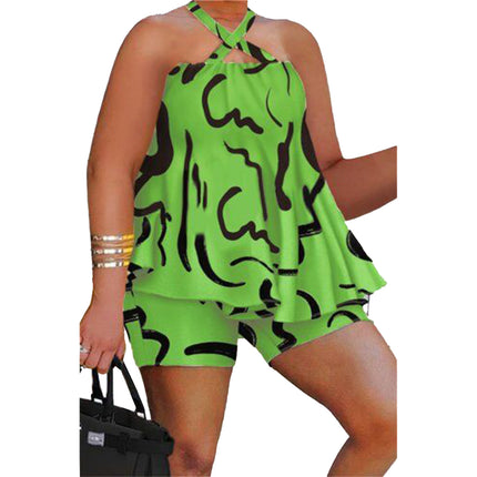 SRS10445 European and American sexy printed set