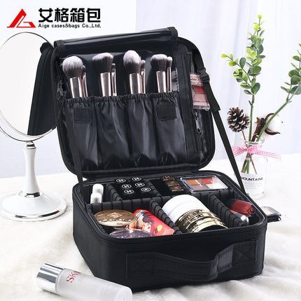 Detachable partition portable cosmetic bag small size portable South Korea simple cosmetic storage bag travel heel makeup Net Red