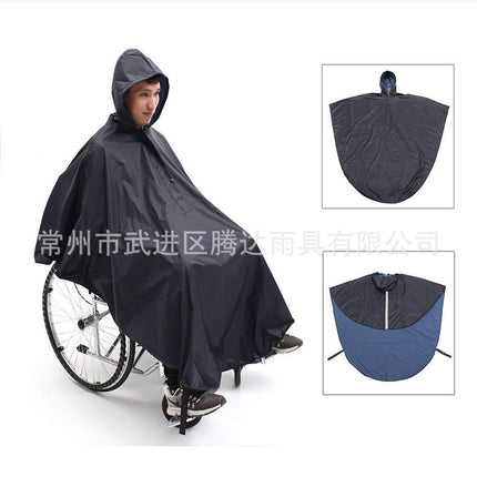 Factory in stock cross-border disabled elderly wheelchair special reflective poncho electric scooter raincoat