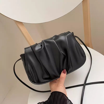 High-End Bags for Women, Niche Women's Bags, 2025 New Trendy Versatile Pleated Cloud Bags, Single Shoulder Crossbody Underarm Bags