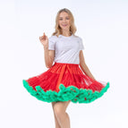 Big red + christmas green daily style / One Size