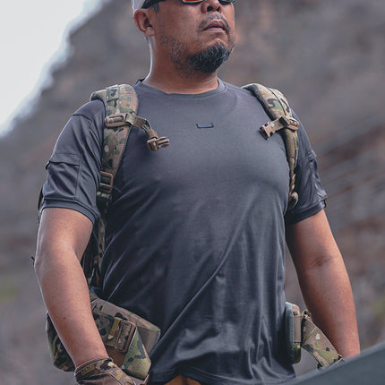 Dragon Crewneck 2 Generation Quick-drying Short-sleeved Men's Summer Tactical Outdoor Clothing with Pocket Quick-drying T-shirt Half-sleeve